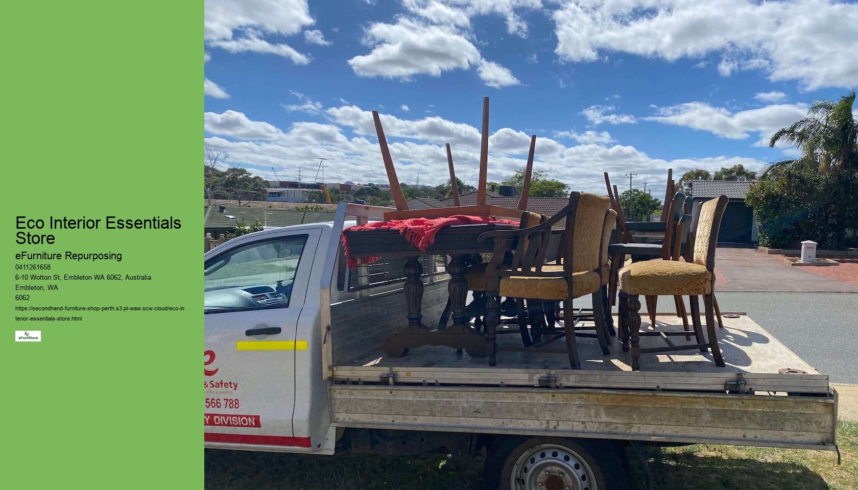 Second-Hand Furniture Flair Perth
