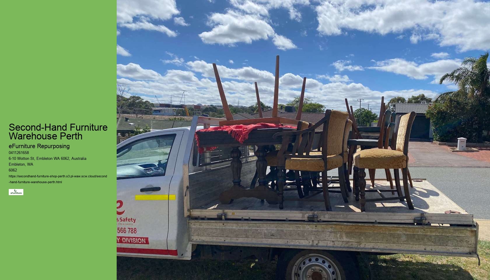 Perth's Stylish Used Furniture