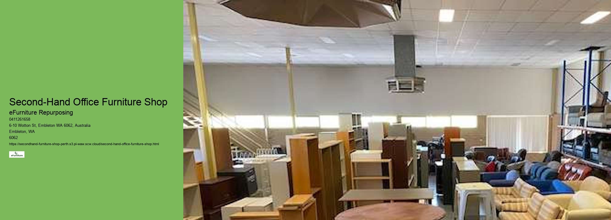 Recycled Furniture Shop Perth
