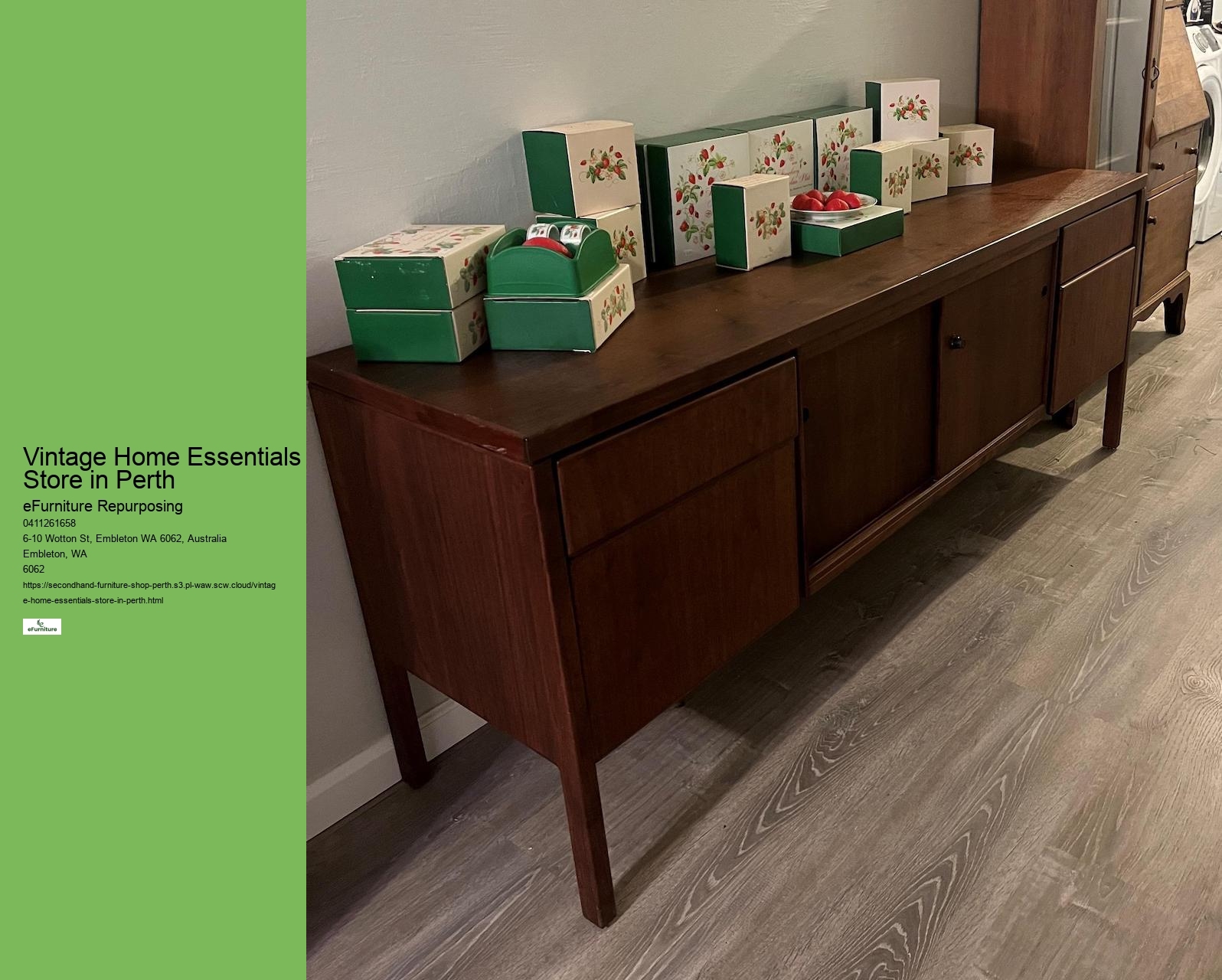 Vintage Home Essentials Store in Perth